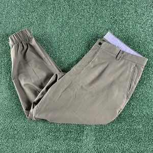 Nike Flex Jogger Mens Size 42 Green Modern Fit‎ Athletic Stretch Golf Pants